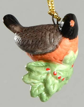 Garden Bird Ornament Set Robin - No Box