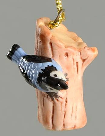 Garden Bird Ornament Set Nuthatch - No Box