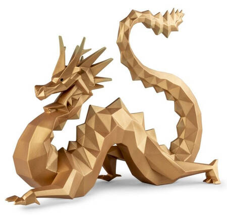 Origami Collection Dragon - Golden - Boxed