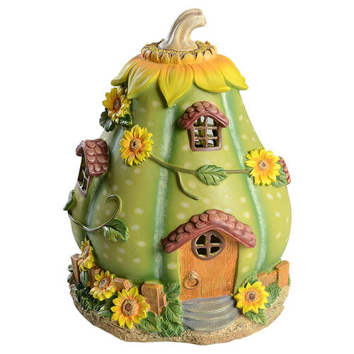 Fairy Cottages Autumn Fairy House-Lighted - With Box