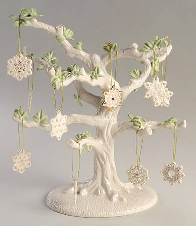Snowflake Ornament Tree Tree & Ornaments Boxed Set - Set Of 11