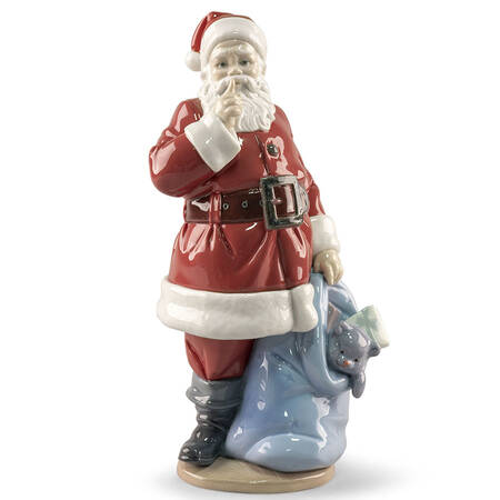 Christmas Santa Is Here (Red)  - Boxed