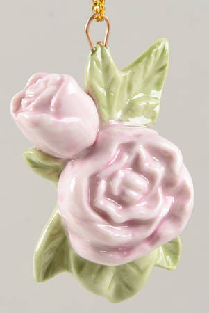 Celebrate Flowers Ornament Tree Roses - No Box