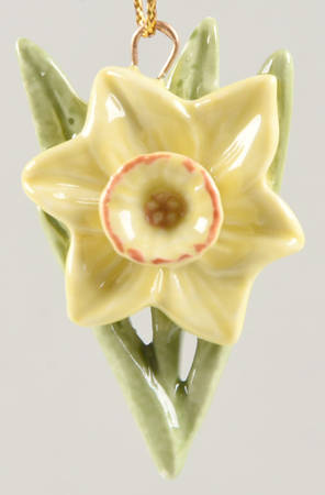 Celebrate Flowers Ornament Tree Daffodil - No Box