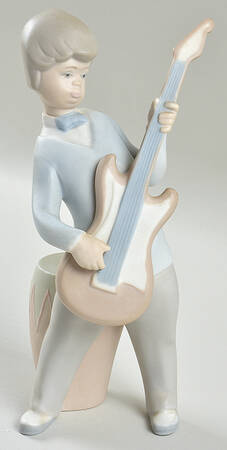Musical Children Boy With Guitar - No Box