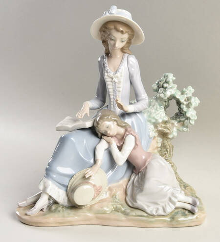 Women and Children Woman & Sleeping Girl - No Box