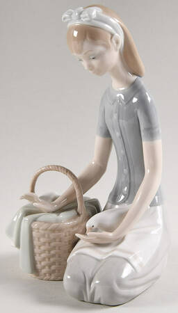 Children with Animals Girl With Dove - Boxed