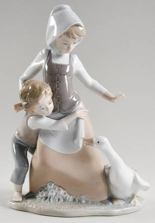 Children with Animals Avoiding The Goose - No Box