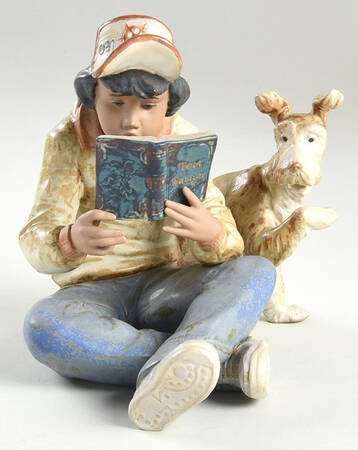 Children with Animals Learning Together - With Box Bx333