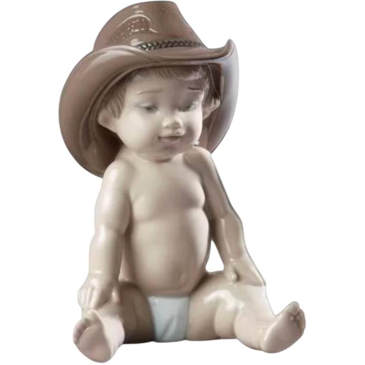 Babies and Toddlers Boy With Cowboy Hat - Boxed