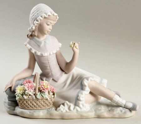 Children with Flowers Admiration - Boxed