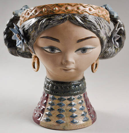 Girl's Head Set Byzantine Head - No Box