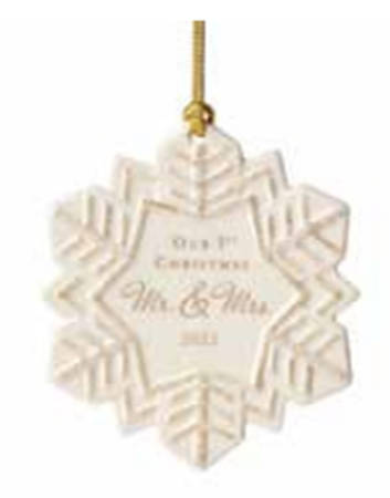 Our First Christmas Snowflake 2022-Our 1st Christmas Together - Boxed