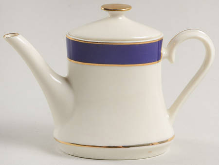 Vintage Miniature Teapot Collection Cobalt Blue W/Gold Teapot - No Box