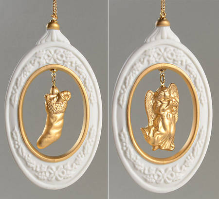 Golden Treasures of Christmas Angel/Christmas Stocking - Boxed