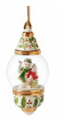 Holiday Globe Ornaments Snowman Globe - Boxed