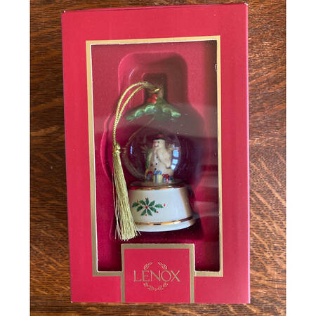 Holiday Globe Ornaments Snowman Globe - Boxed