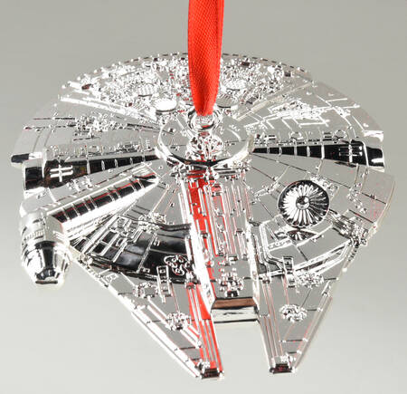Star Wars Ornaments Millennium Falcon (Silverplate) - Boxed
