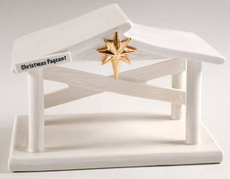 Peanuts Christmas Pageant Creche With Star - Only - Boxed