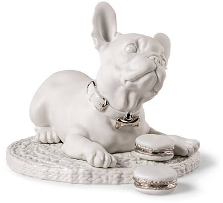 Dog and Candy Collection French Bulldog With Macarons - Boxed
