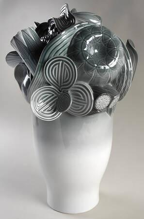 Naturofantastic Collection Large Vase (Grey) - No Box