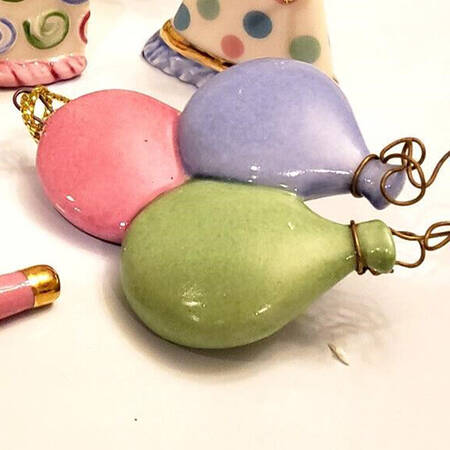 Happy Birthday Tree Balloons - Pink,Green & Purple - No Box