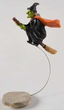 Spooky Town Flying Witch - With Box Bx935