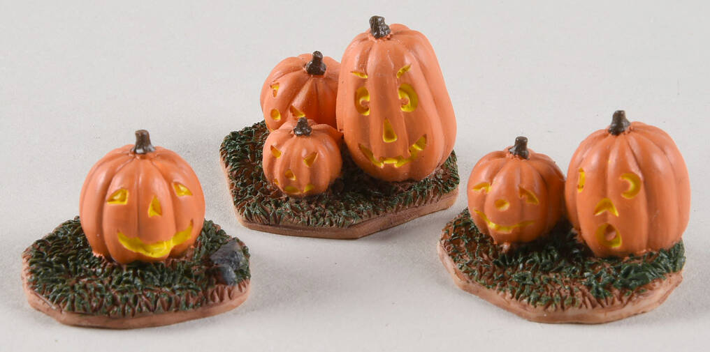 Spooky Town Jack-O-Lanterns (3 Piece) - Boxed
