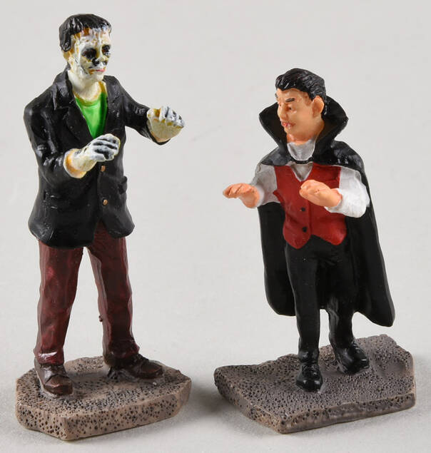 Spooky Town Vampire And Zombie (2 Piece) - Boxed