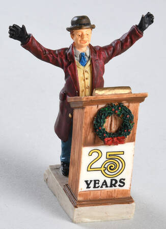 Lemax Village Figurines City Mayor 25 Years Celebration - Nb804, No Box