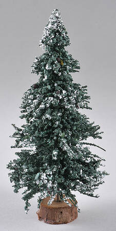 Lemax Village Trees & Shrubbery 6" Evergreen Tree-Wood Base - Boxed