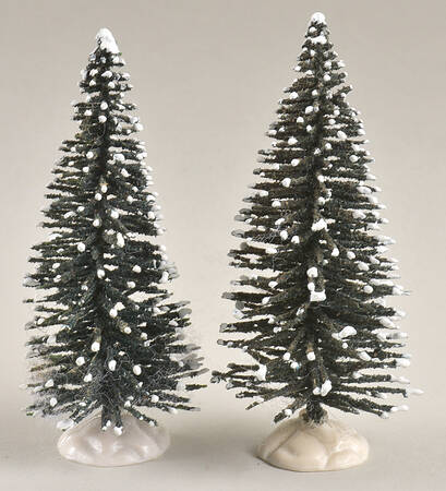 Lemax Village Trees & Shrubbery Bristle Tree-Small (2 Piece) - Boxed