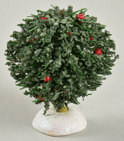 Lemax Village Trees & Shrubbery Round Evergreen Tree Mini - No Box