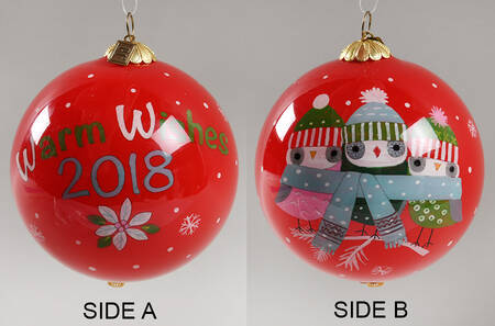 Pier 1 Exclusive Ornaments Warm Wishes 2018 - No Box