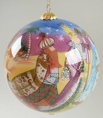 Pier 1 Exclusive Ornaments 3 Wise Men - Boxed