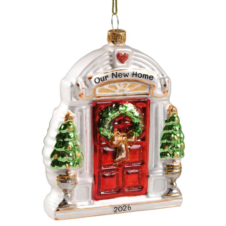 Blown Glass Ornaments 2026 New Home - Boxed