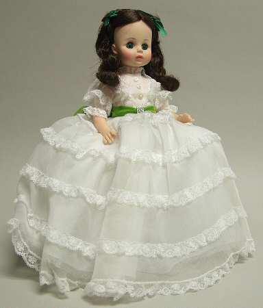 Scarlett Series Scarlett - White Dress Ruffles - Boxed