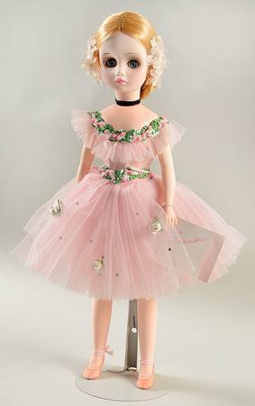 Ballerina Elise - Pink Dress -Blonde Hair - Boxed