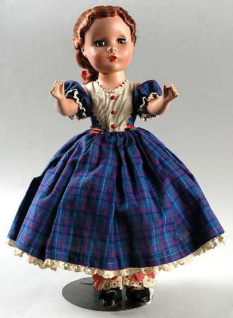 Madame Alexander Hard Plastic Doll Beth Little Women - Boxed