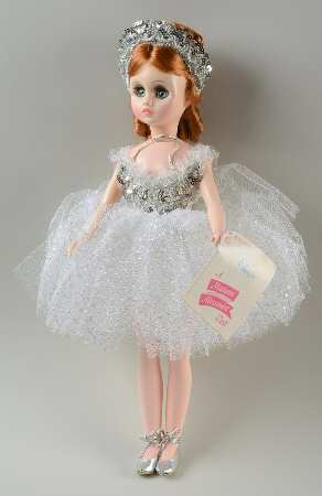 Ballerina Elise - Silver Dress - Red Hair - Boxed