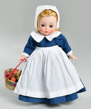 Americana Series Colonial Girl - Dark Blue Dress - No Box 63a