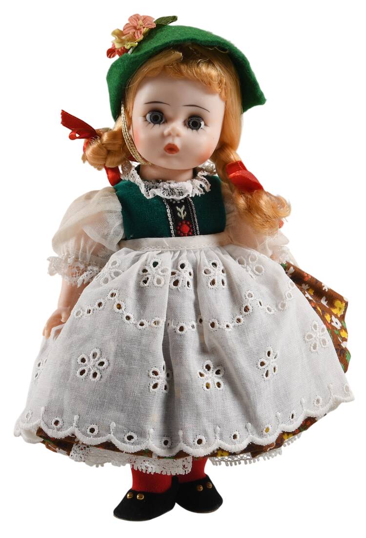 International-8" Doll Tyroleon Girl - Brown Skirt - With Box