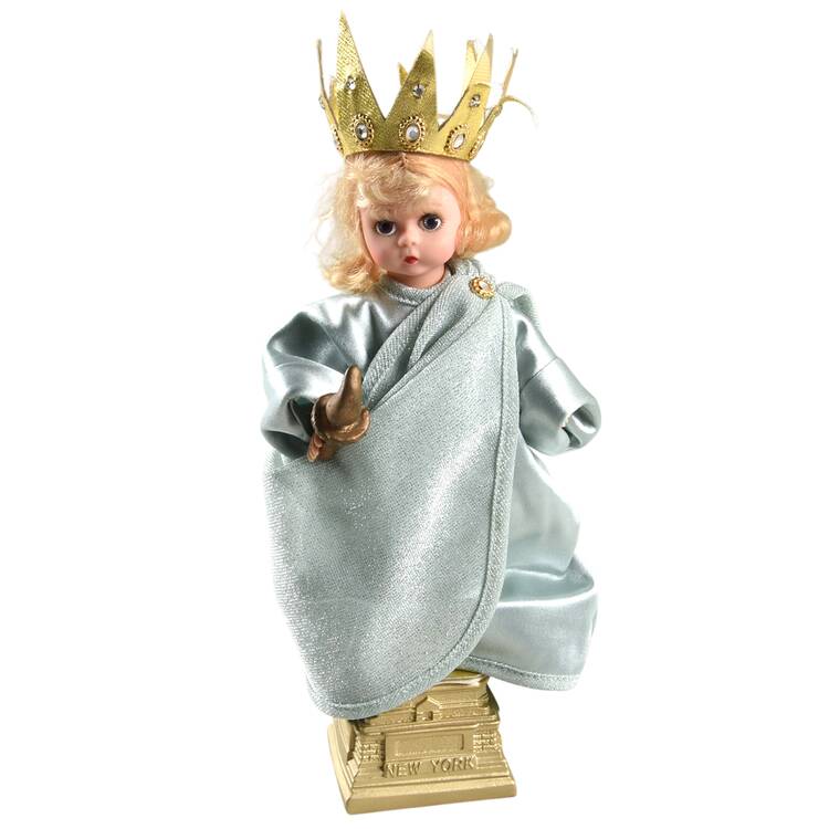 International-8" Doll Usa-Statue Of Liberty With Music Box - Boxed
