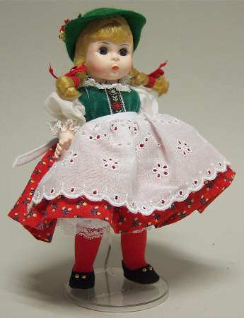 International-8" Doll Austria-Girl-Red Skirt - With Box