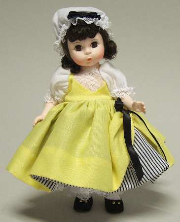 International-8" Doll France-Yellow Dress - Boxed