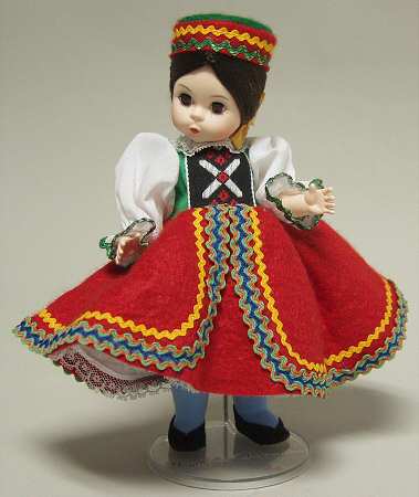 International-8" Doll Czechoslovakia - Hat - Boxed