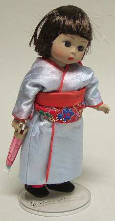 International-8" Doll Japan-Silver Kimono - Boxed