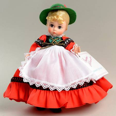 International-8" Doll Germany - Red Dress - Boxed