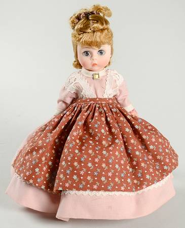 Little Women Meg-Pink Dress-Brown Apron - Boxed