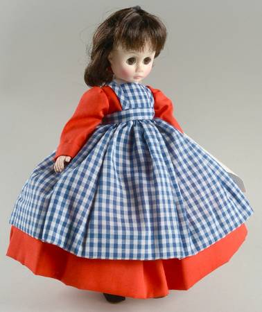 Little Women Jo - Blue Checkerd Apron - Boxed